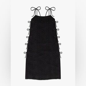 Lisa Says Gah mar tie midi dress